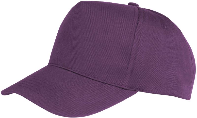 Levně 5 panelová kšiltovka - purple