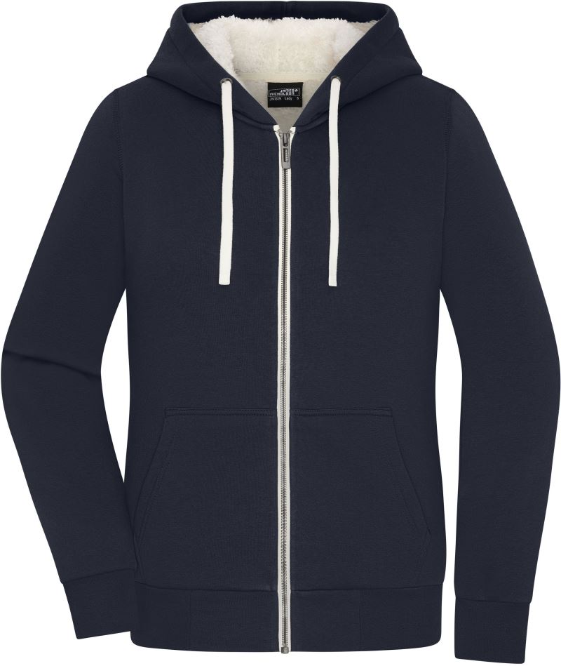 Levně Dámská mikina s kapucí "Sherpa" - navy/nature