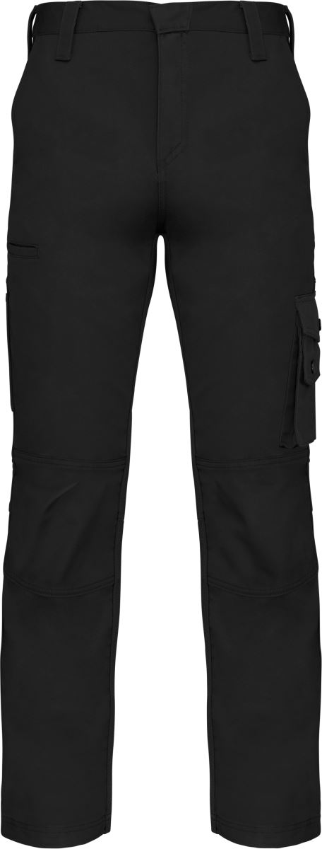 Levně Pracovní kalhoty s multi-kapsami - black