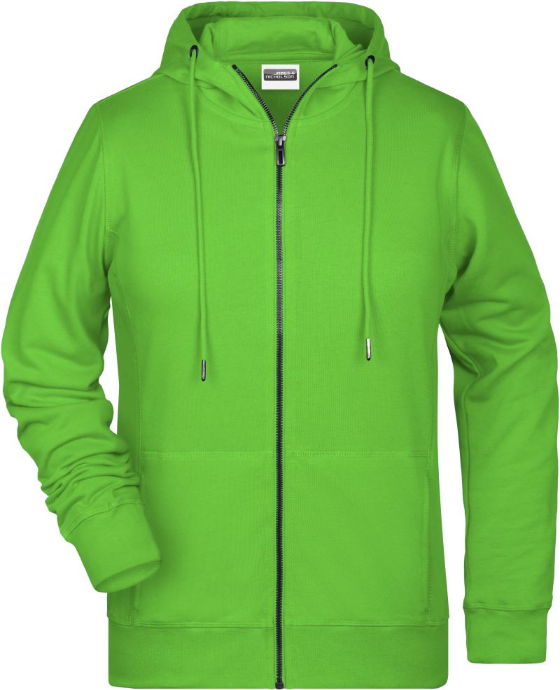 Levně Dámská mikina s kapucí - lime green