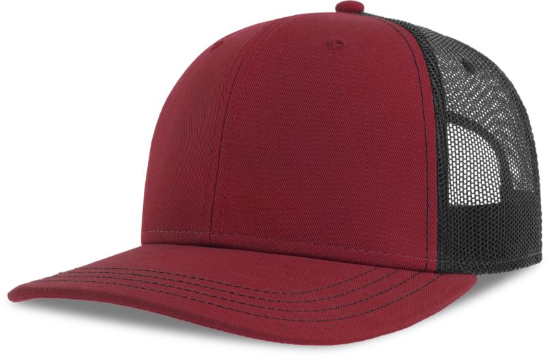 Levně 6 panelová Trucker kšiltovka - cardinal/black