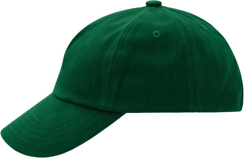 Levně Dětská 5 panelová kšiltovka - dark green