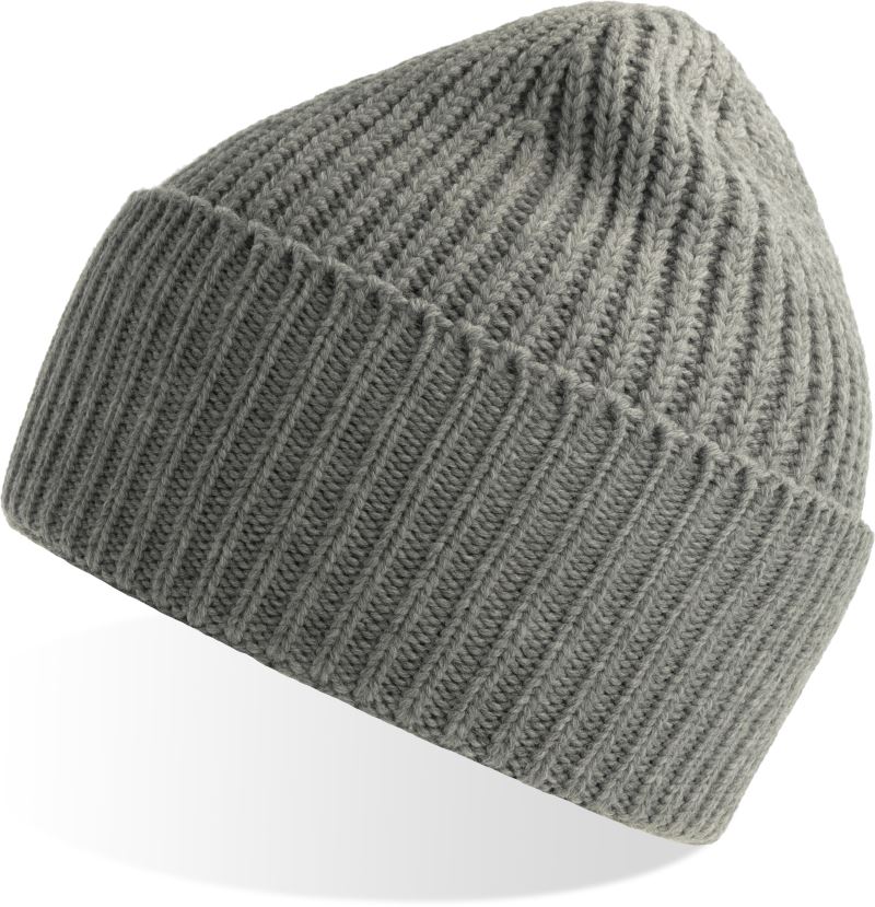 Levně Pletená čepice "Oak" - light grey melange