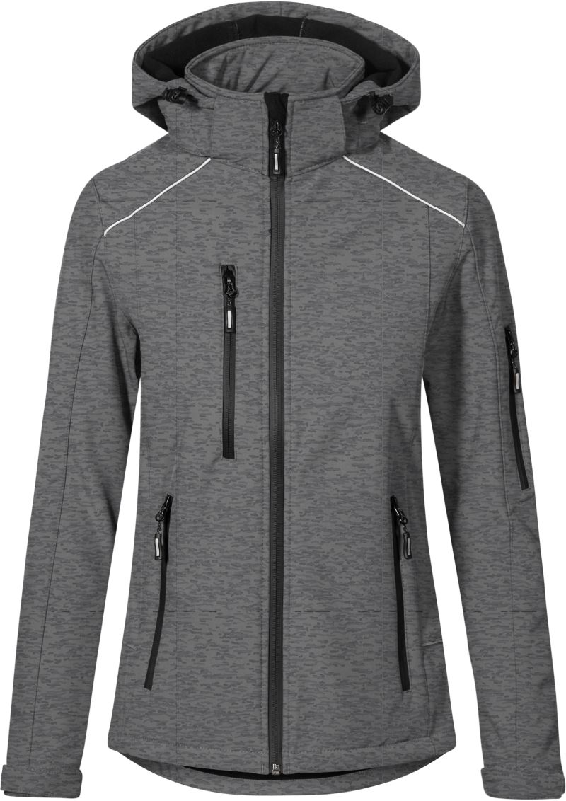 Levně Dámská 3-vrstvá softshellová bunda - heather grey