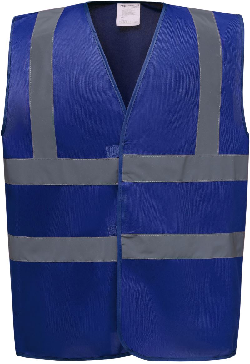 Levně Hi-Vis bezpečnostní vesta - royal blue