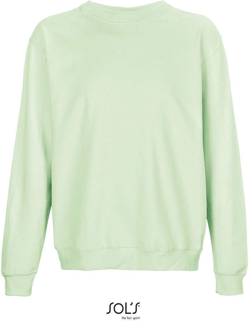 Levně Unisex mikina - creamy green