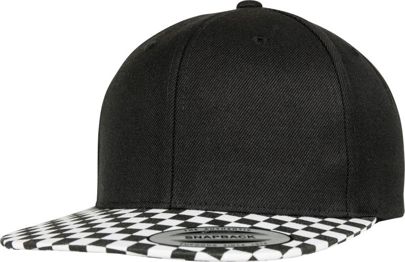 Levně 6 panelová baseballová kšiltovka - black/white