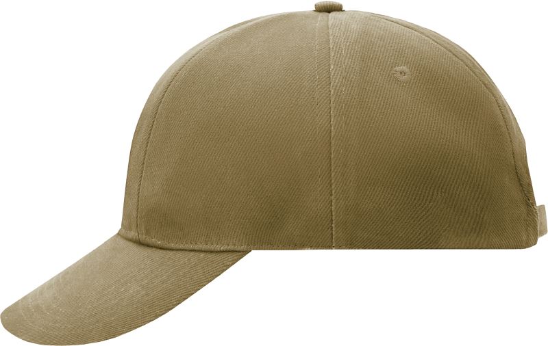 Levně 6 panelová vyztužená kšiltovka - dark khaki