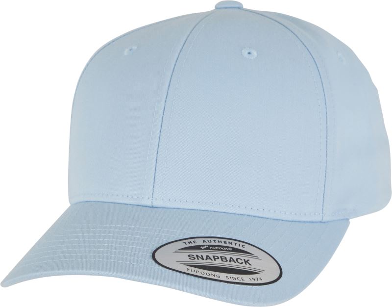 Levně 6 panelová Snapback kšiltovka "Classic" - light blue