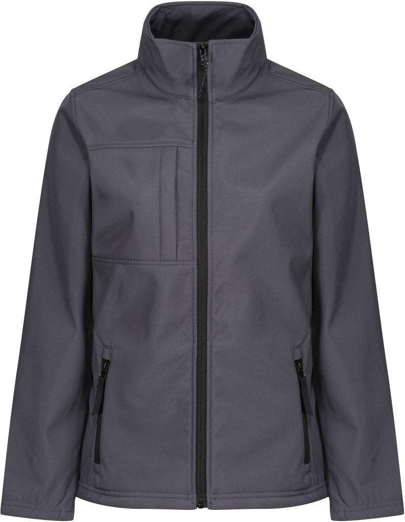 Levně Dámská 3-vrstvá softshellová bunda "Octagon II" - seal grey/black
