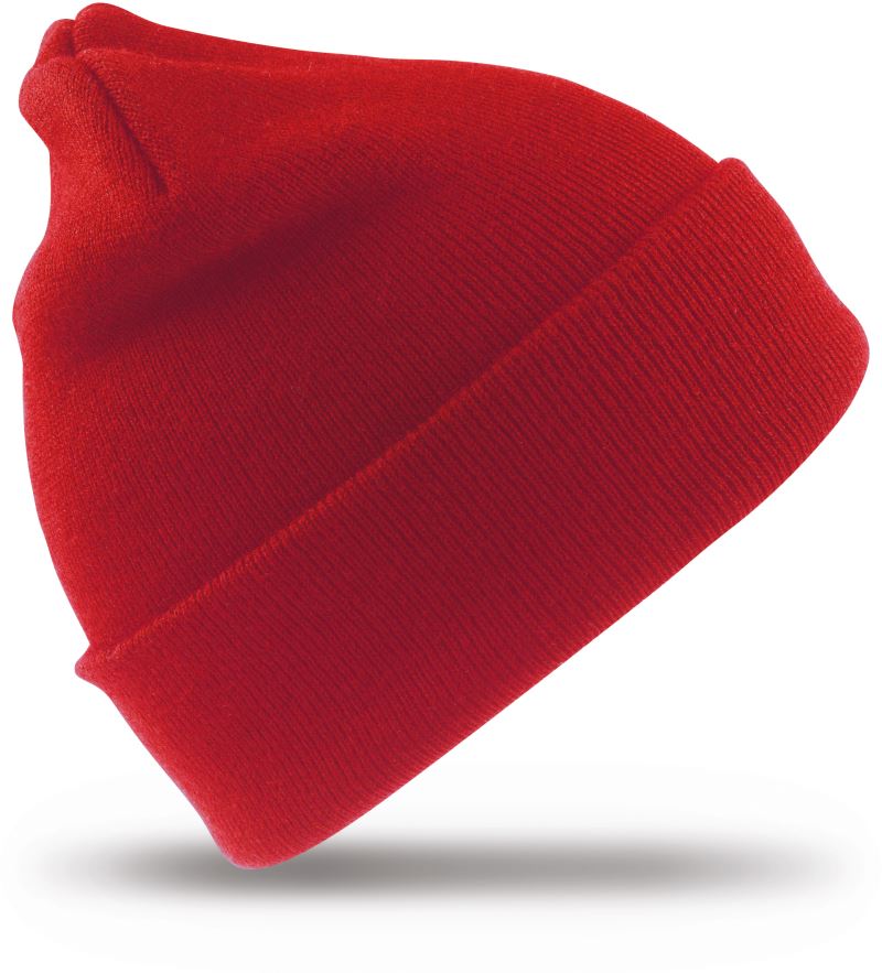Pletená čepice - red