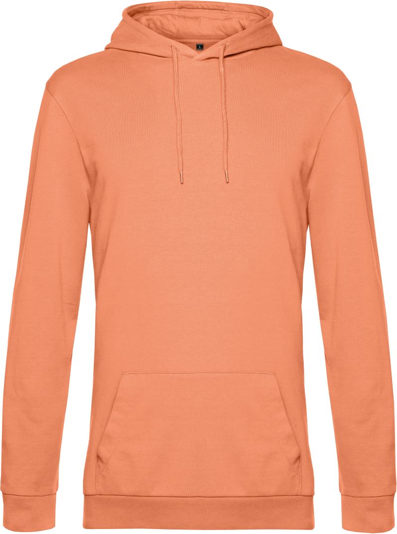 Levně Pánská mikina s kapucí - melon orange