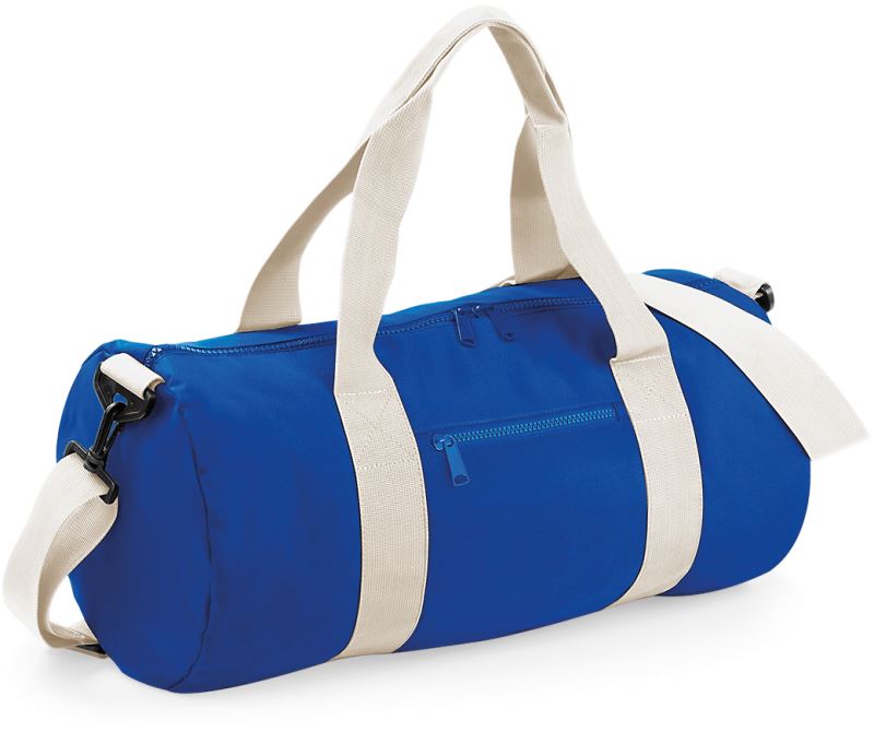 Levně Kulatá sportovní taška - bright royal/off white