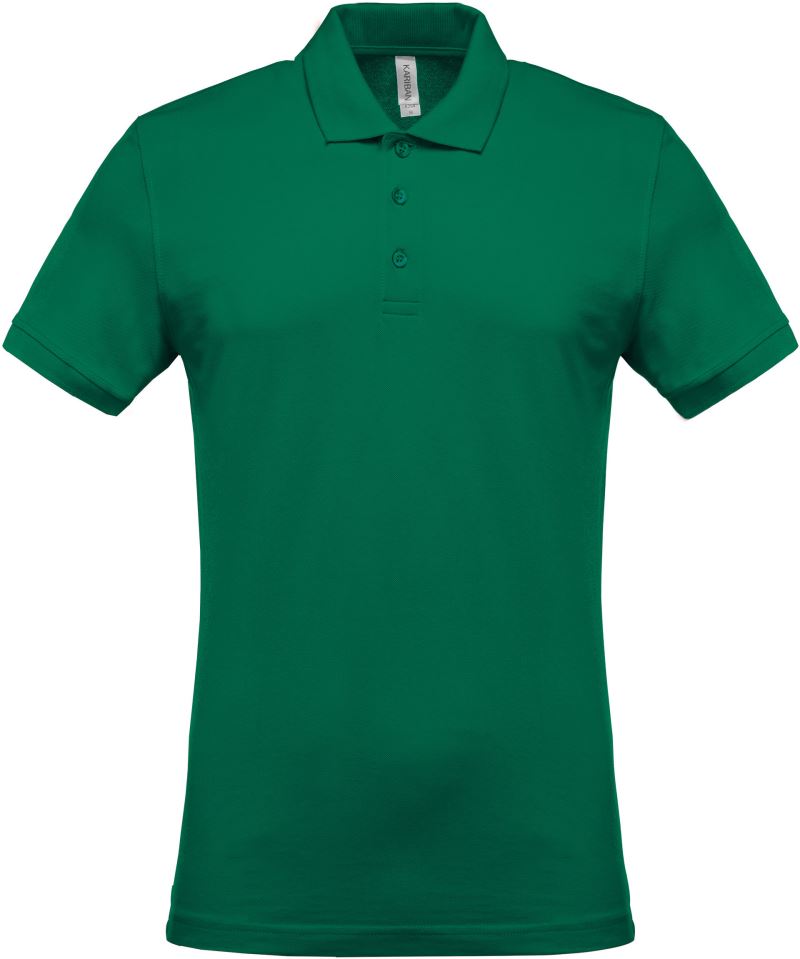 Pánské piqué polo - kelly green