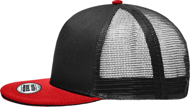 Levně 5 panelová Pro síťovaná kšiltovka - black/red
