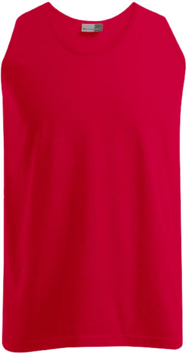Levně Pánské sportovní tílko - fire red