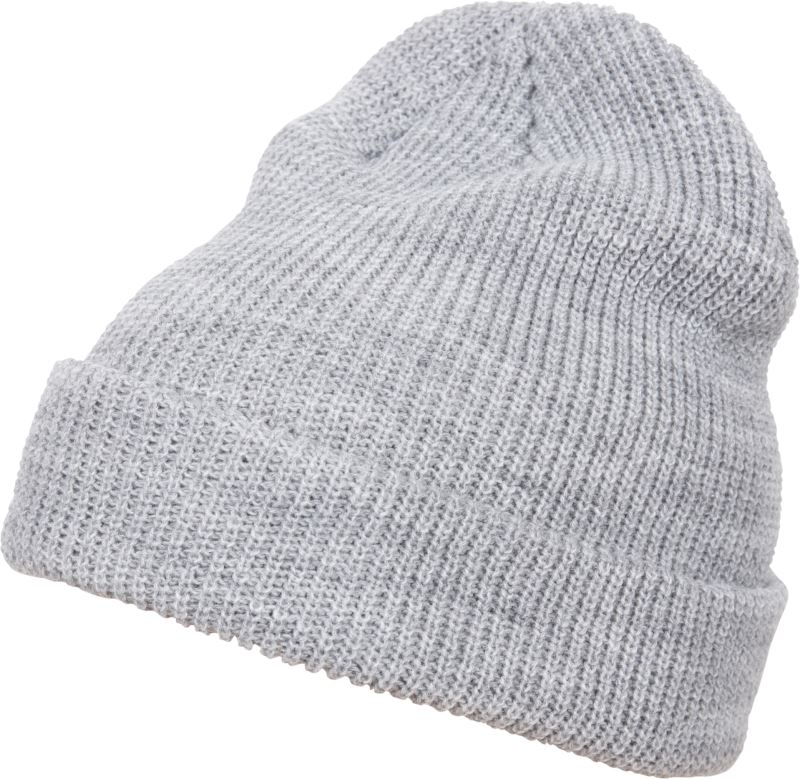 Levně Dlouhá pletená čepice - heather grey