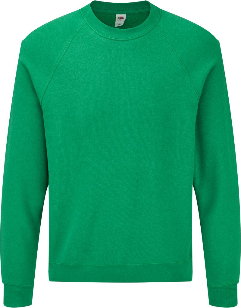 Levně Raglánová mikina - retro heather green