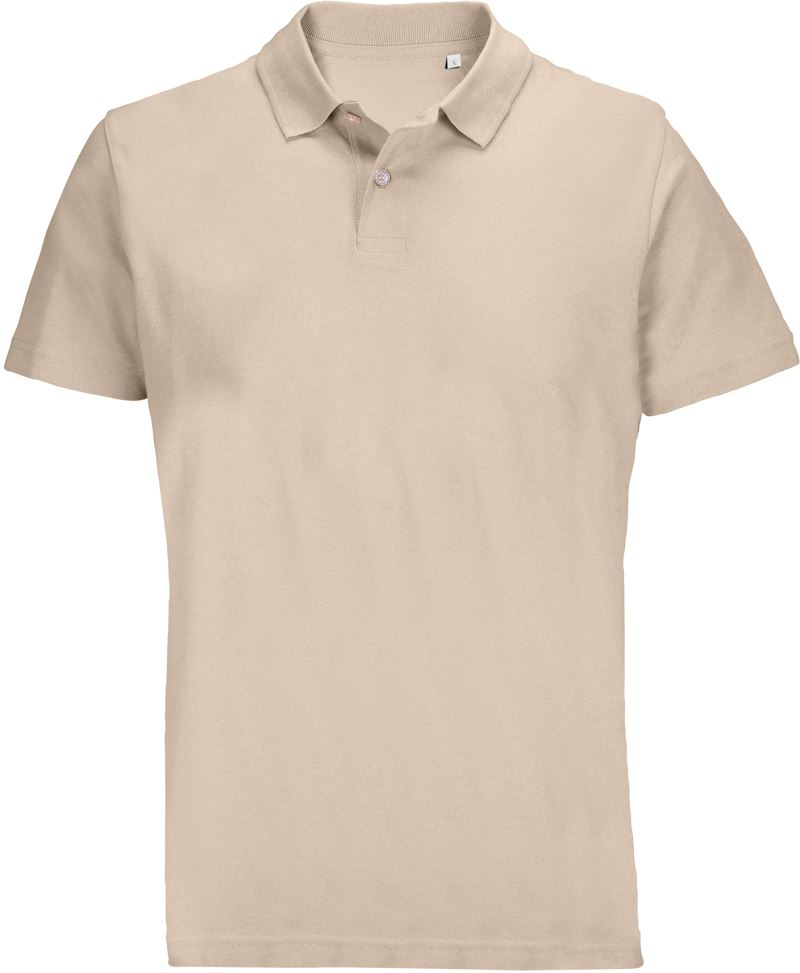 Levně Unisex piqué polo - linen