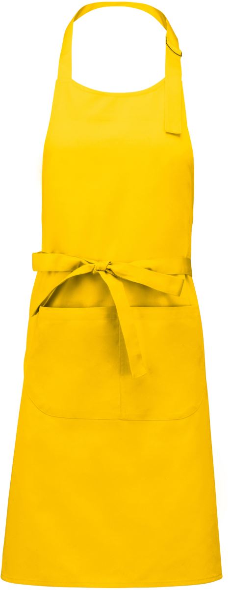 Levně Zástěra s laclem - yellow