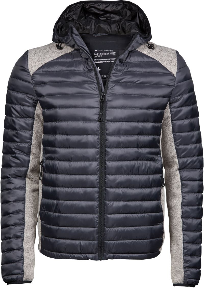 Levně Pánská outdoorová bunda Crossover - space grey/grey melange