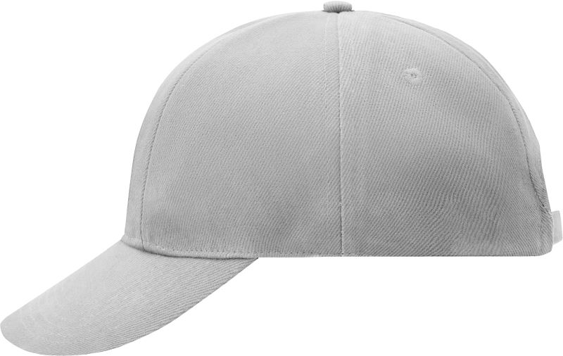Levně 6 panelová vyztužená kšiltovka - light grey