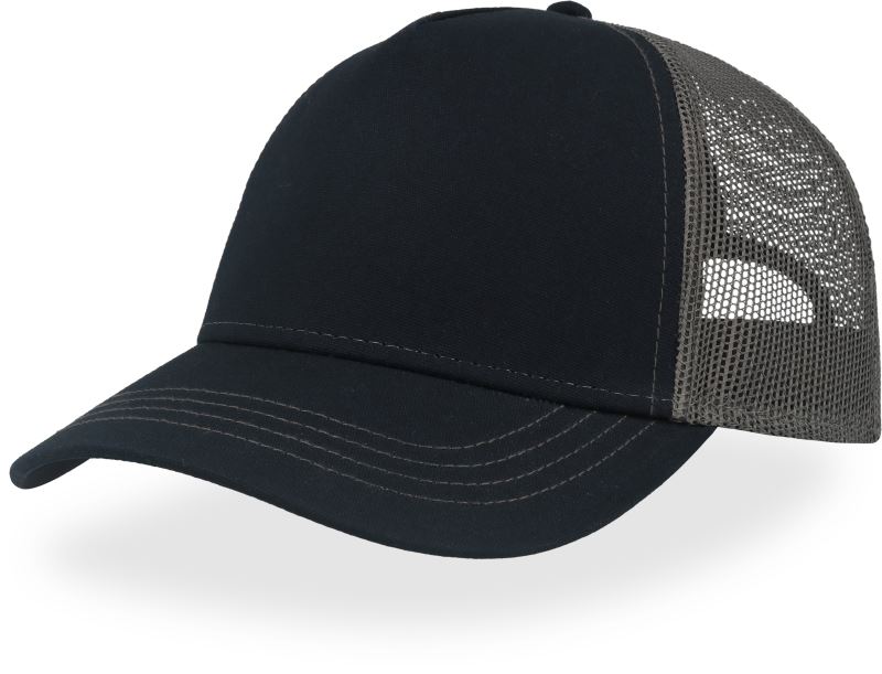 5 panelová Trucker kšiltovka - navy/dark grey