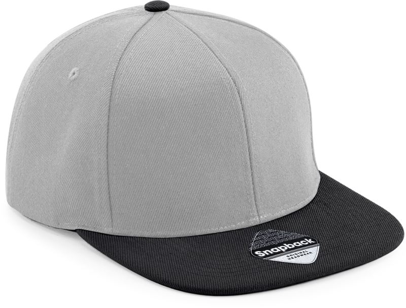 Levně 6 panelová Snapback kšiltovka "Original" - grey/black