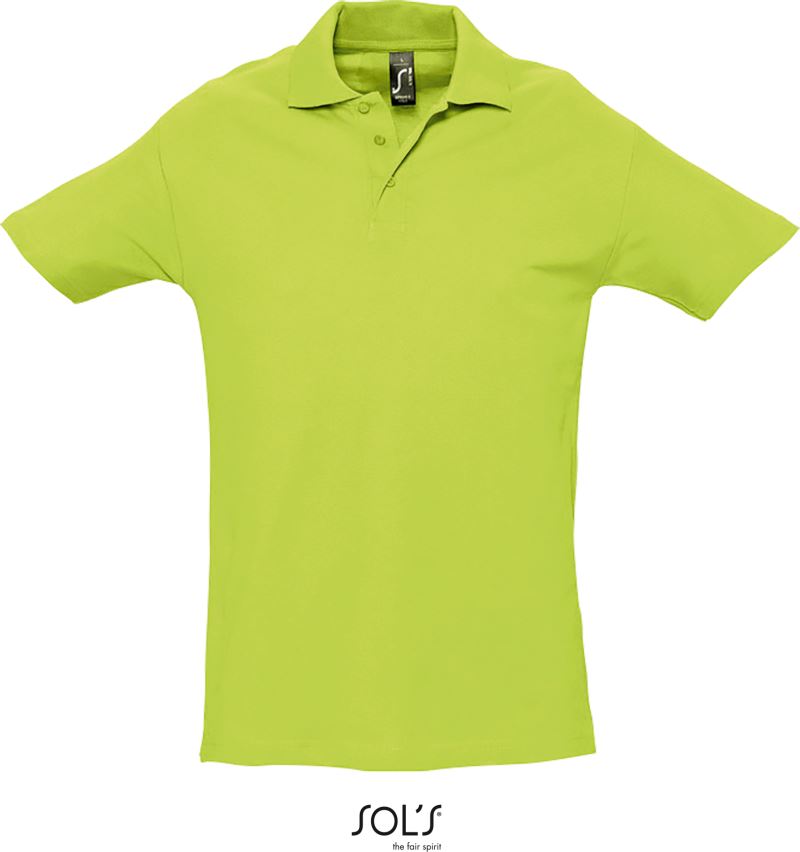 Levně Piqué polo - apple green
