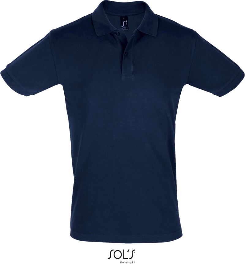 Levně Pánské piqué polo - french navy