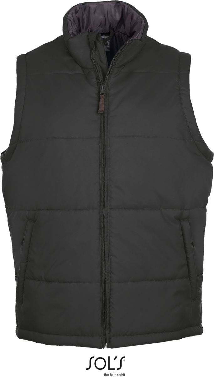 Levně Prošívaná vesta - charcoal grey