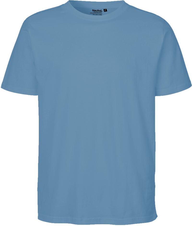 Levně Unisex tričko z bio bavlny - dusty indigo