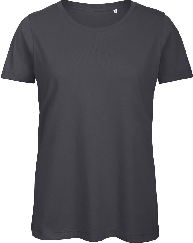 Levně Dámské tričko Medium Fit z bio bavlny - dark grey