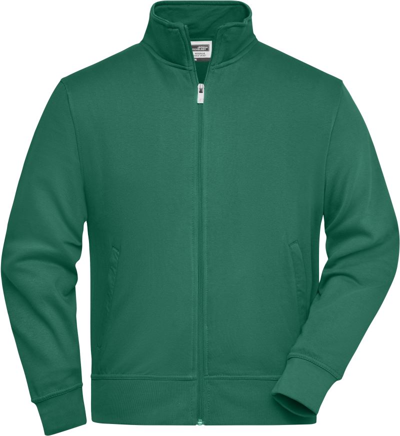 Levně Mikina se stojáčkem - dark green