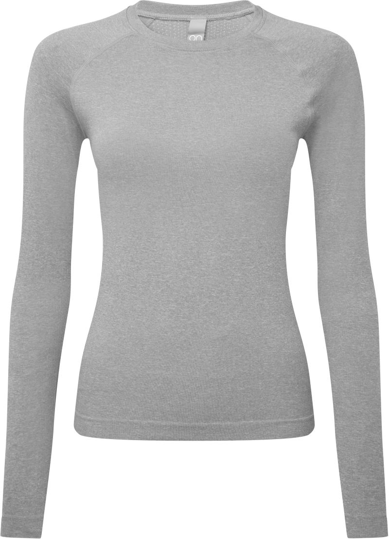 Levně Dámské tričko s dlouhým rukávem - grey heather