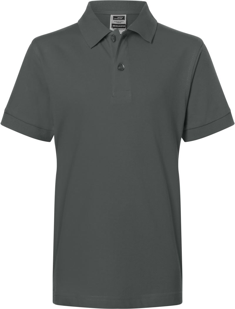 Levně Dětské piqué polo - graphite