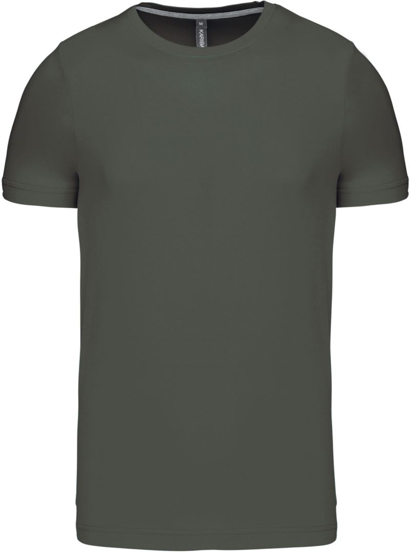 Levně Pánské tričko - dark khaki