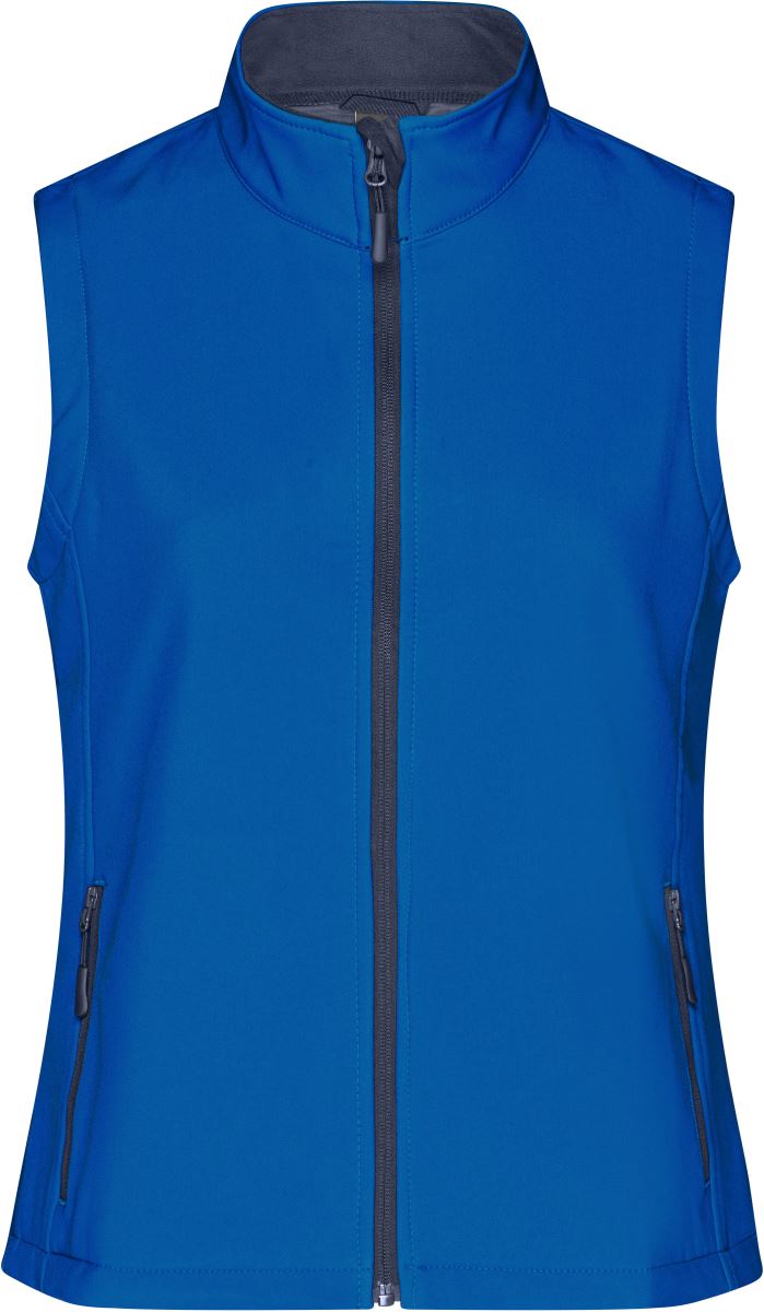 Levně Dámská 2-vrstvá promo softshellová vesta - nautic blue/navy