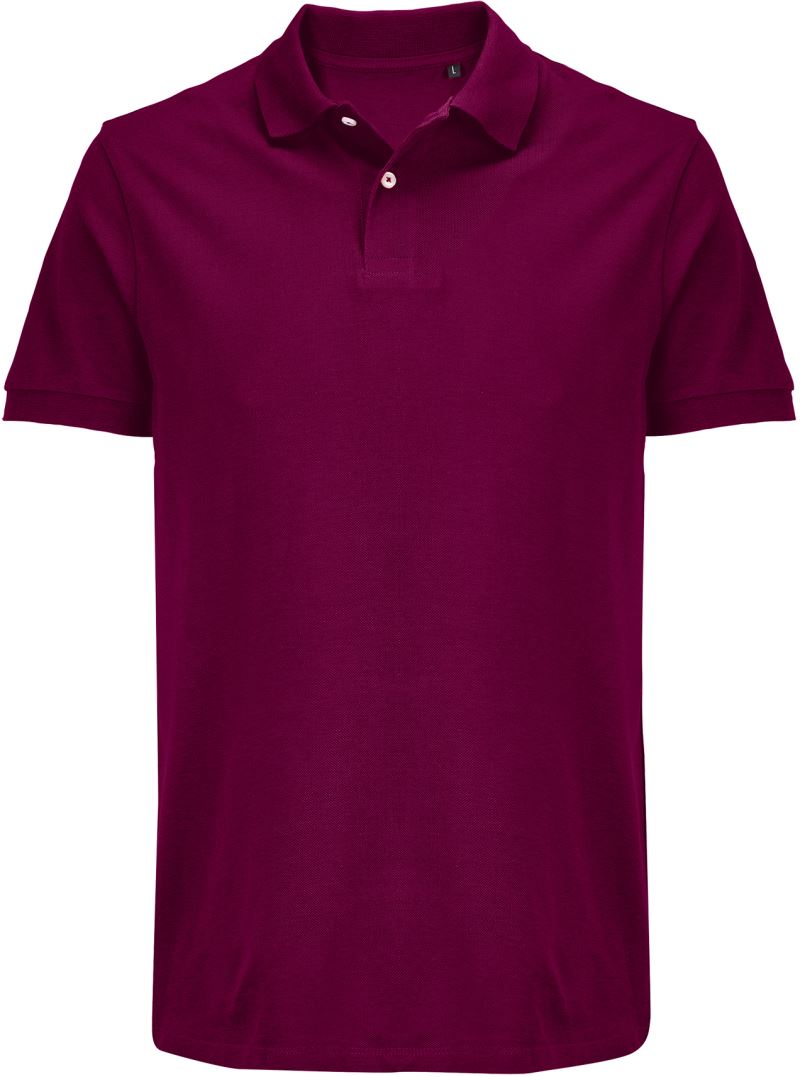 Levně Unisex piqué polo z těžké bavlny - astral purple