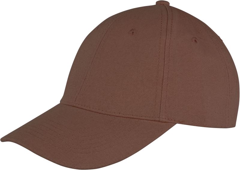 Levně 6 panelová nízkoprofilová kšiltovka - chocolate brown