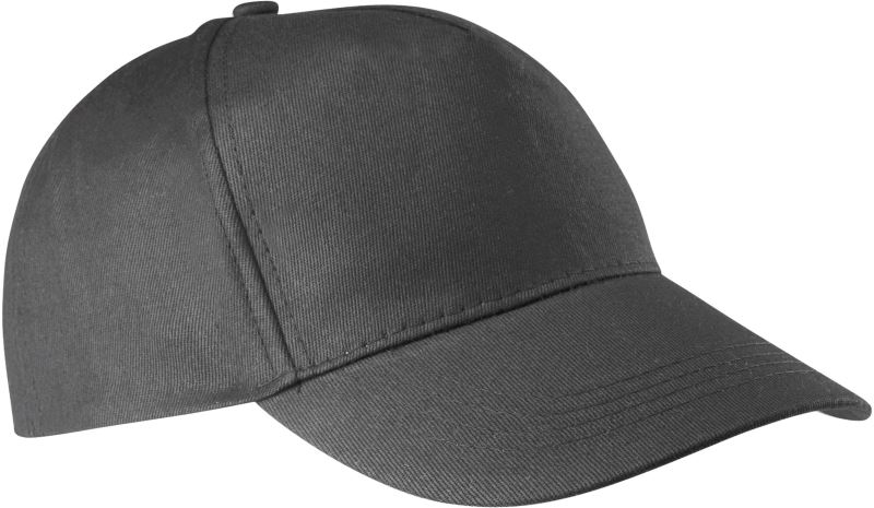5 panelová kšiltovka - dark grey