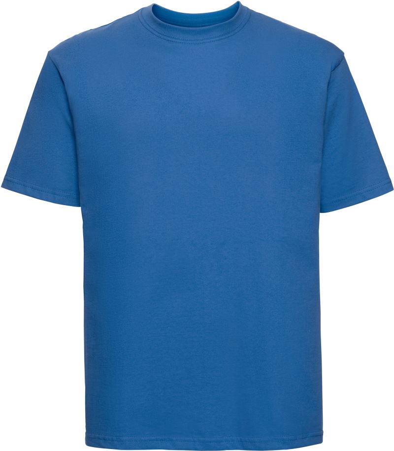 Levně Tričko z těžké bavlny "Authentic" - azure blue