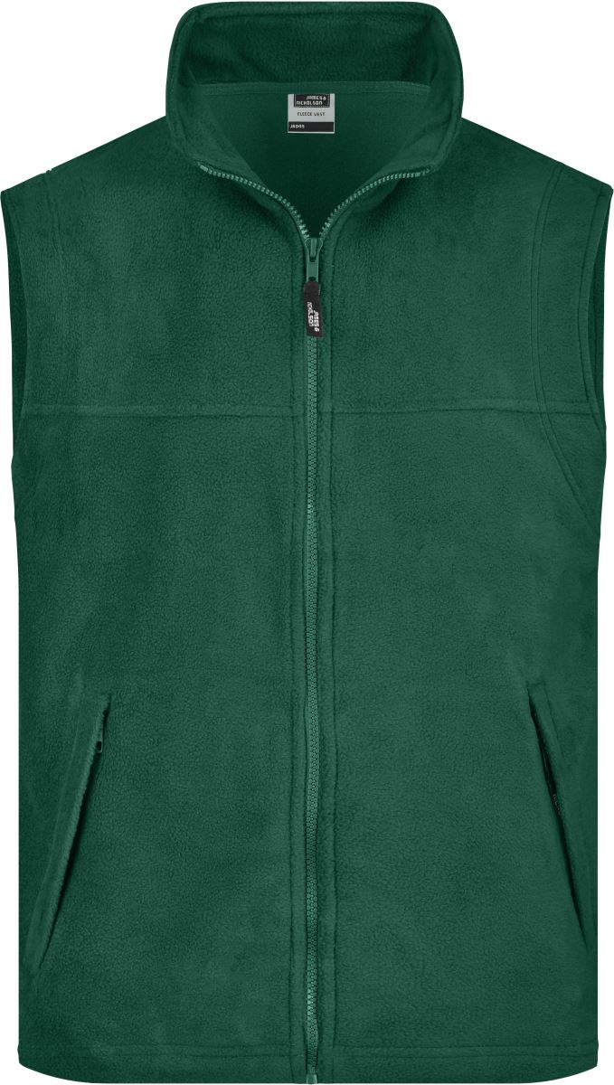 Levně Fleecová vesta - dark green