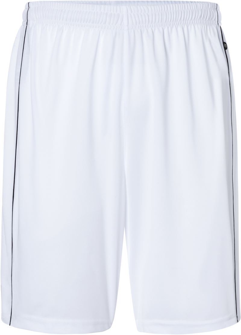 Týmové kraťasy "Basic" - white/black