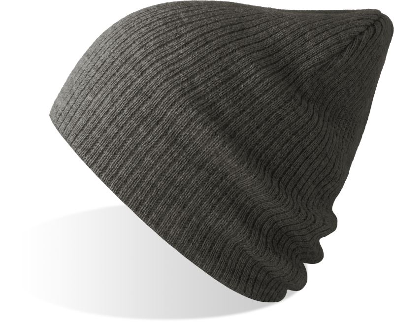 Levně Pletená čepice - dark grey melange