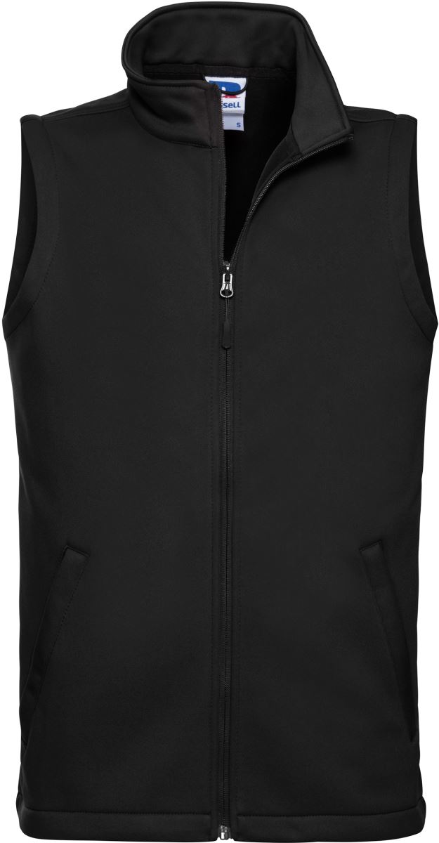Levně Pánská 2-vrstvá smart softshellová vesta - black