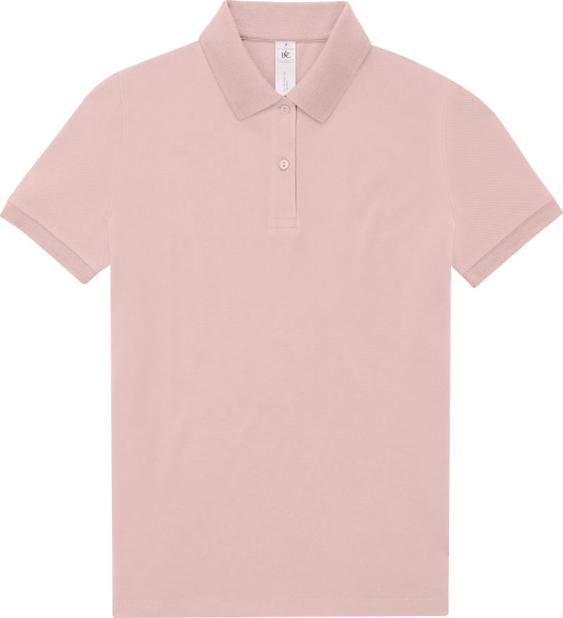 Levně Dámské piqué polo - blush pink