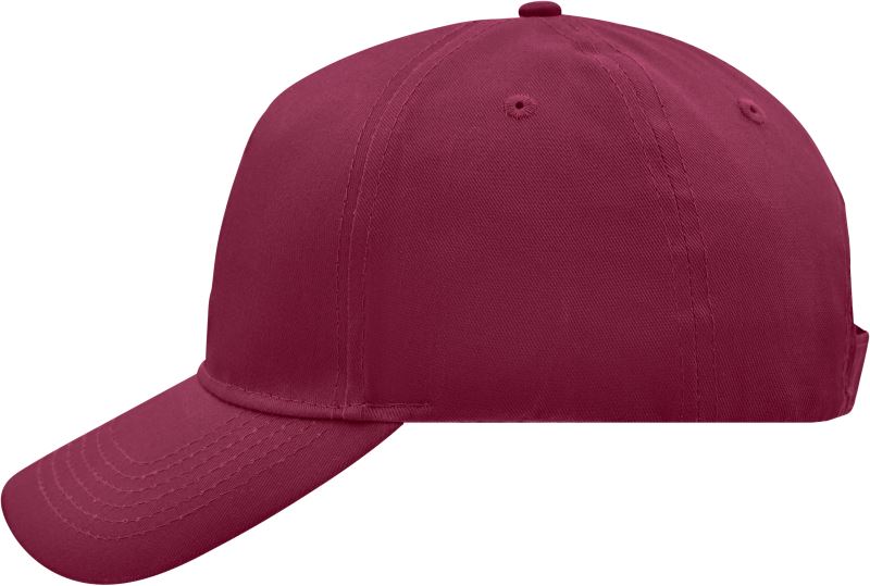 5 panelová kšiltovka - burgundy
