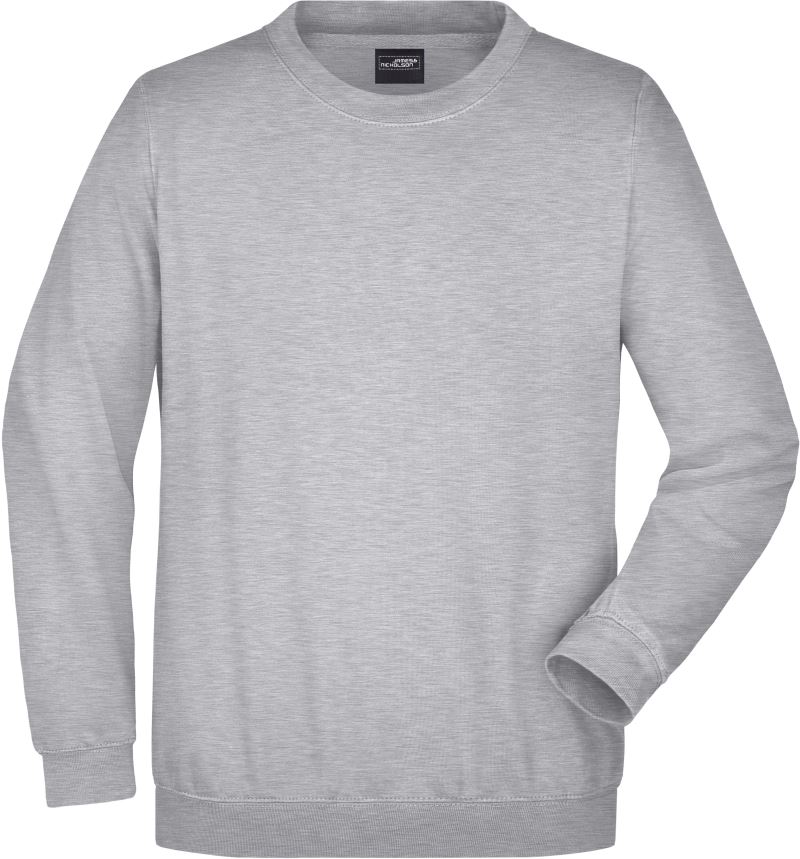 Levně Mikina z těžké bavlny - grey heather