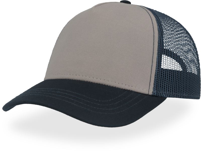Levně 5 panelová Trucker kšiltovka - grey/navy